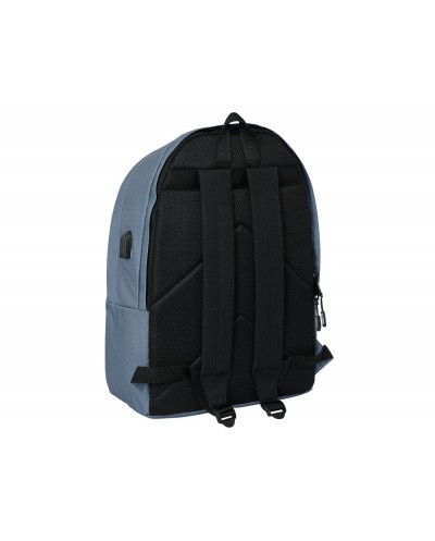 Mochila safta doble para portatil 156 usb munich basics boy 440x310x180 mm