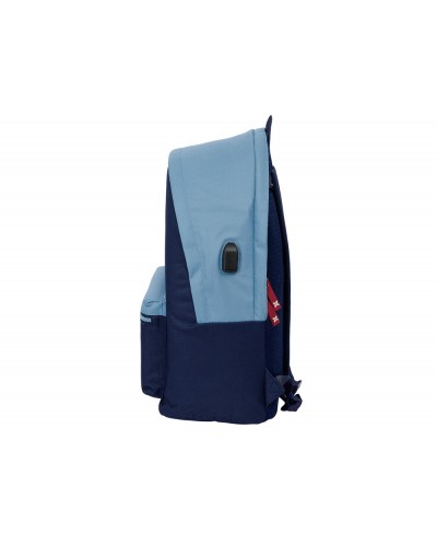 Mochila safta doble para portatil 156 usb munich royal 440x310x180 mm