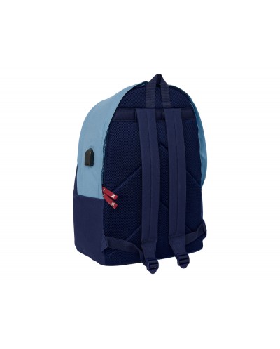 Mochila safta doble para portatil 156 usb munich royal 440x310x180 mm