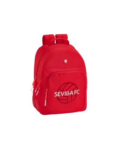 Mochila safta doble con cantoneras adaptable a carro sevilla fc corporativa 420x320x150 mm