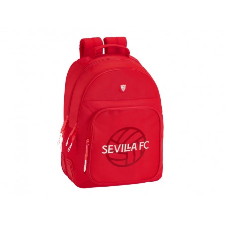 Mochila safta doble con cantoneras adaptable a carro sevilla fc corporativa 420x320x150 mm