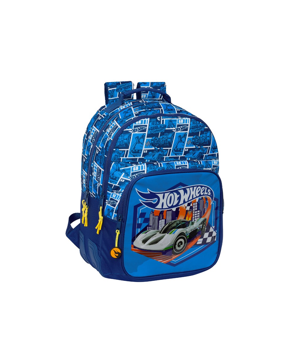 Mochila safta doble con cantoneras adaptable a carro hot wheels sonny 420x320x150 mm