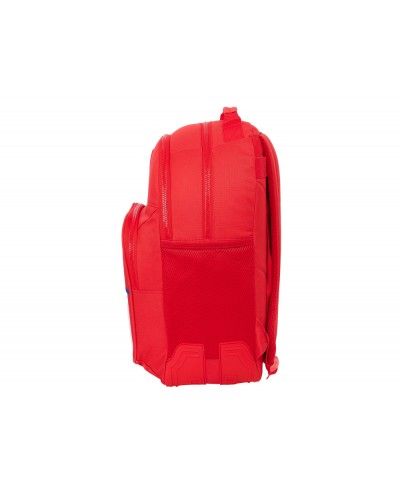 Mochila safta doble con cantoneras adaptable a carro atletico de madrid 420x320x150 mm