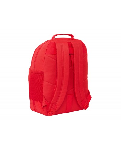 Mochila safta doble con cantoneras adaptable a carro atletico de madrid 420x320x150 mm