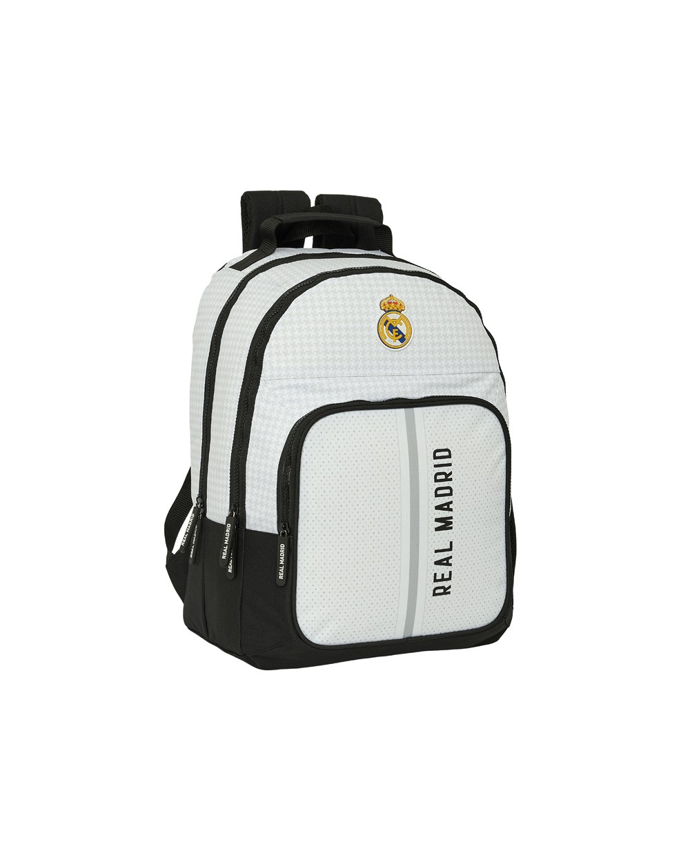 Mochila safta doble adaptable a carro safta real madrid 1 equipacion 24 25 420x320x160 mm