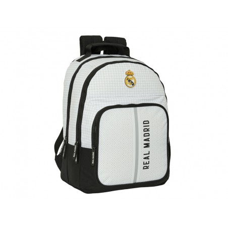 Mochila safta doble adaptable a carro safta real madrid 1 equipacion 24 25 420x320x160 mm