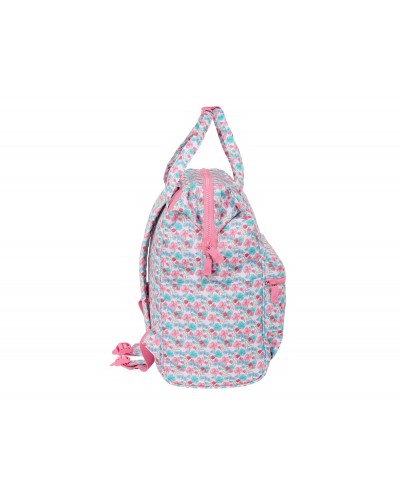 Mochila safta con asas reciclada para portatil 13 moos floresistente 400x270x190 mm