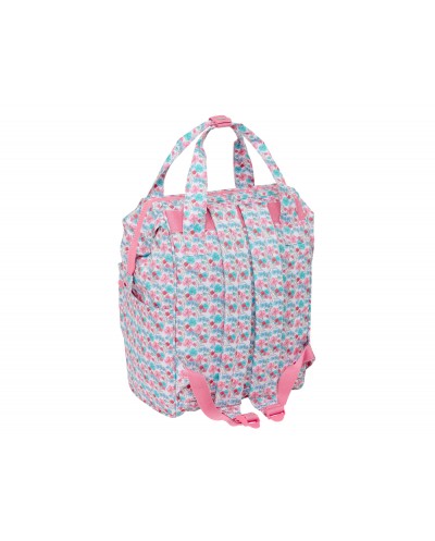 Mochila safta con asas reciclada para portatil 13 moos floresistente 400x270x190 mm