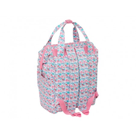 Mochila safta con asas reciclada para portatil 13 moos floresistente 400x270x190 mm