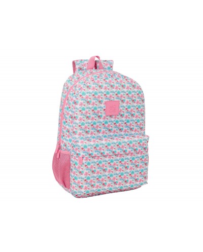 Mochila safta adaptada carro reciclado moos floresistente 460x300x140 mm