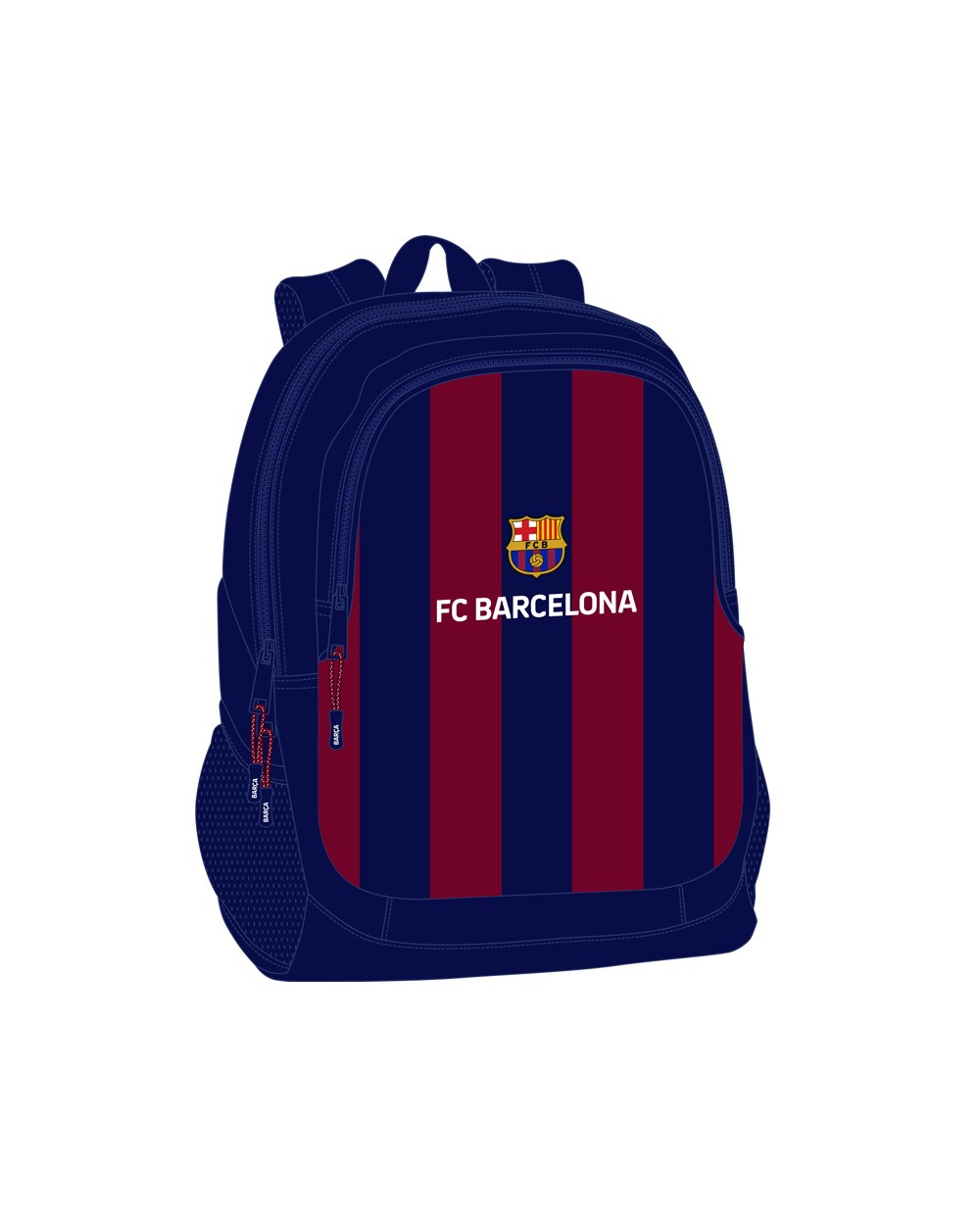 Mochila safta adaptada carro fc barcelona 440x320x160 mm