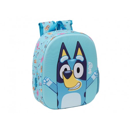 Mochila safta 3d bluey 330x270x100 mm