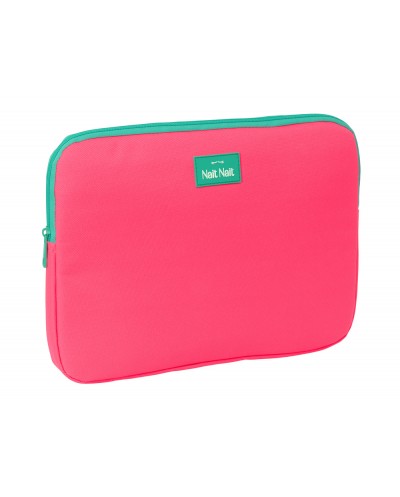 Funda para portatil 14 safta nait nait rosa fluor 250x340x20 mm