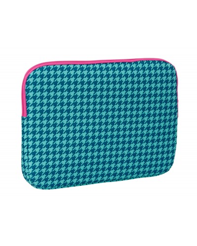 Funda para portatil 14 safta nait nait pata de gallo verde 250x340x20 mm