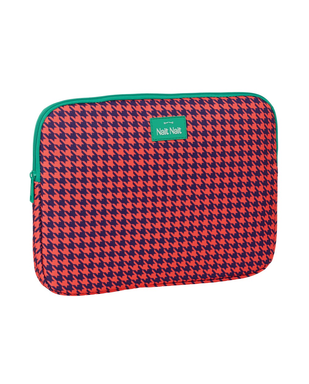 Funda para portatil 14 safta nait nait pata de gallo coral 250x340x20 mm