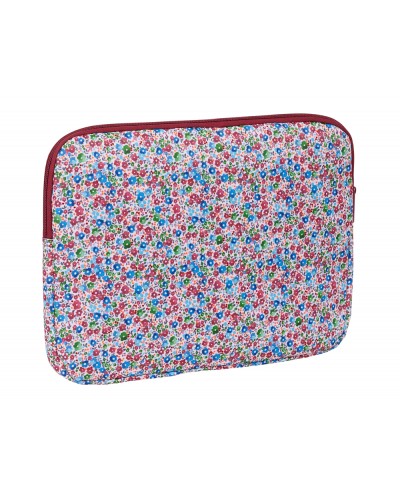 Funda para portatil 14 safta nait nait floresistente coimbra burdeos 250x340x20 mm