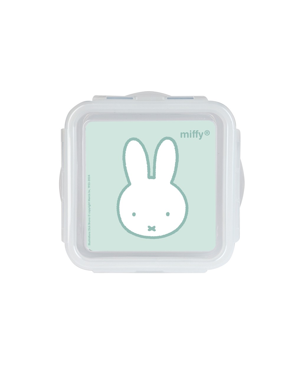 Fiambrera safta miffy menta 75x130x130 mm