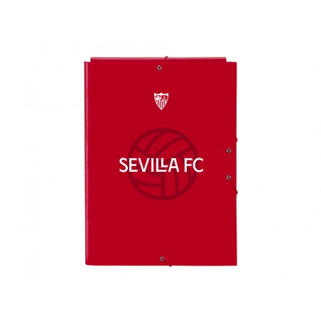 Carpeta carton folio gomas solapas safta sevilla fc corporativa