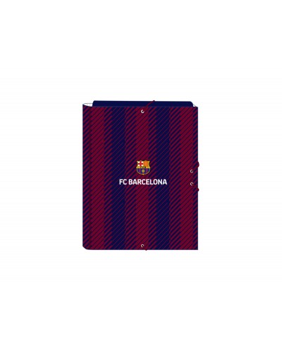 Carpeta carton folio gomas solapas safta fc barcelona