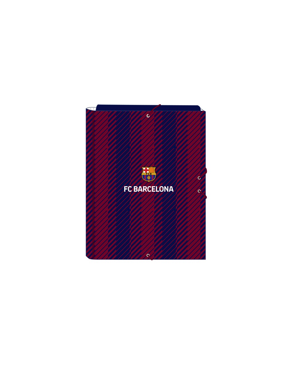 Carpeta carton folio gomas solapas safta fc barcelona