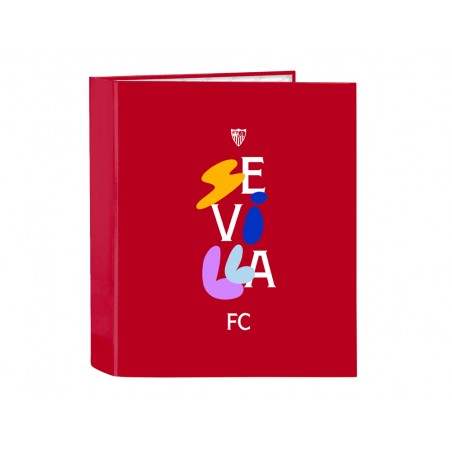 Carpeta safta 4 anillas lomo ancho carton folio sevilla fc corporativa