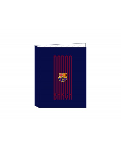 Carpeta safta 4 anillas mixtas carton folio fc barcelona