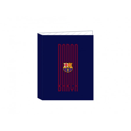 Carpeta safta 4 anillas mixtas carton folio fc barcelona