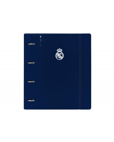 Carpeta safta 4 anillas de 35 mm con recambio din a4 100 hojas polipropileno real madrid 1 equipacion 24 25