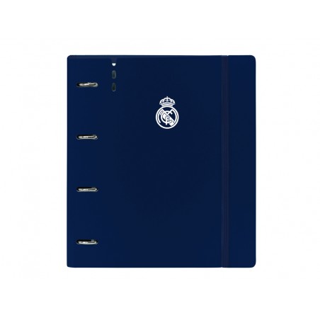 Carpeta safta 4 anillas de 35 mm con recambio din a4 100 hojas polipropileno real madrid 1 equipacion 24 25