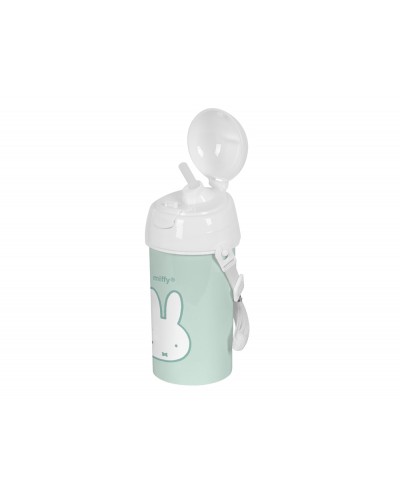 Botella portaliquidos safta 500 ml apertura automatica con pajita miffy menta 195x73x73 mm