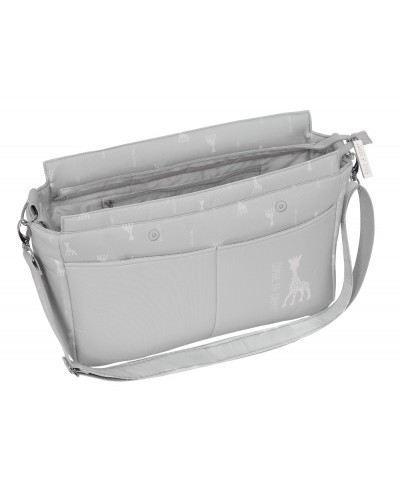 Bolso adaptable carrito de bebe safta reciclado y repelente sophie la girafe mum 260x460x150 mm
