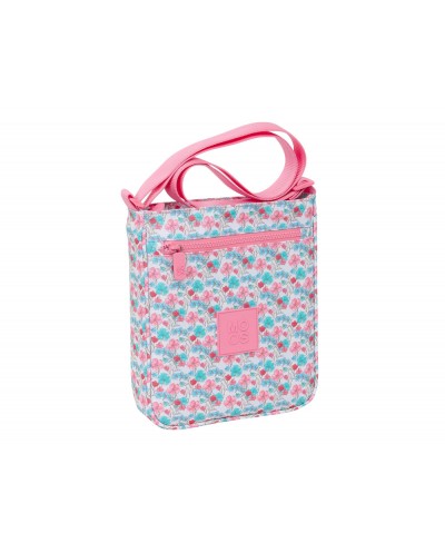 Bolsito bandolera safta reciclado moos floresistente 250x210x45 mm