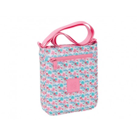 Bolsito bandolera safta reciclado moos floresistente 250x210x45 mm
