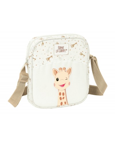 Bolsito bandolera safta reciclado y repelente al agua sophie la girafe cookie 180x160x40 mm
