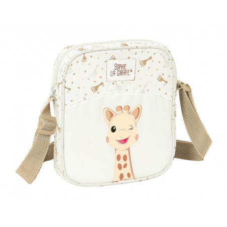 Bolsito bandolera safta reciclado y repelente al agua sophie la girafe cookie 180x160x40 mm