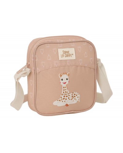 Bolsito bandolera safta reciclado y repelente al agua sophie la girafe cookie 180x160x40 mm
