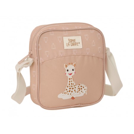 Bolsito bandolera safta reciclado y repelente al agua sophie la girafe cookie 180x160x40 mm