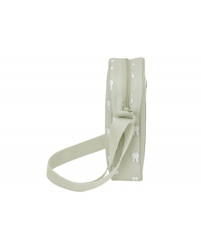 Bolsito bandolera safta reciclado y repelente al agua miffy menta 180x160x40 mm