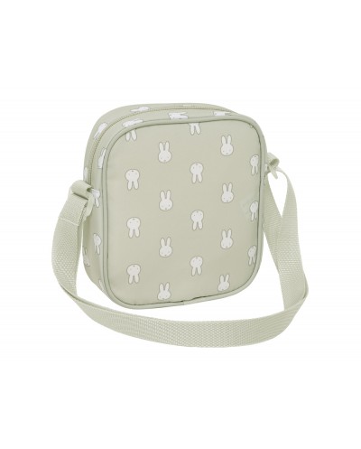 Bolsito bandolera safta reciclado y repelente al agua miffy menta 180x160x40 mm