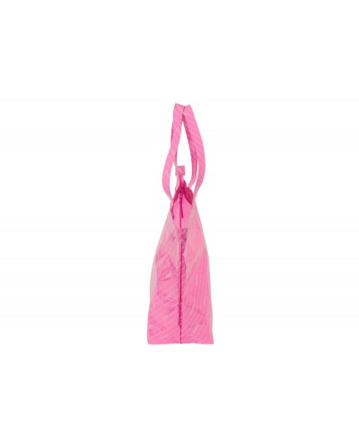 Bolsa shopping safta barbie logomania rosa 350x540x170 mm