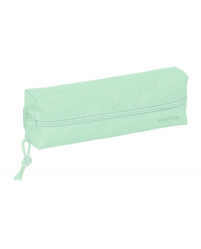 Bolso escolar portatodo safta rectangular con goma elastica 22 cm verde claro