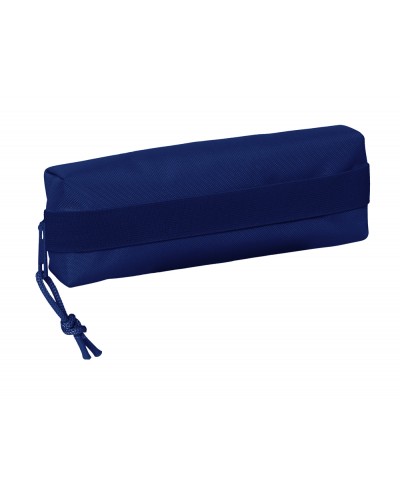 Bolso escolar portatodo safta rectangular con goma elastica 22 cm azul oscuro