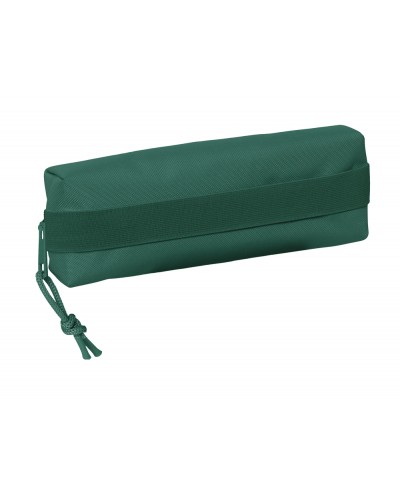 Bolso escolar portatodo safta rectangular con goma elastica 22 cm verde oscuro