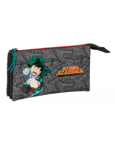 Bolso escolar portatodo safta triple my hero academia 30x220x120 mm