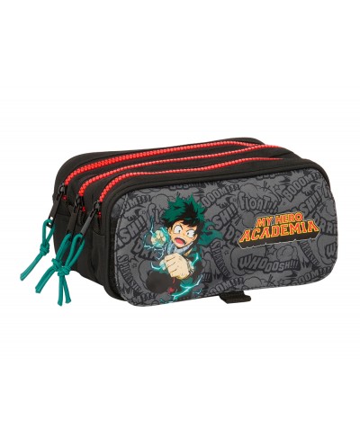 Bolso escolar portatodo safta triple big my hero academia 80x215x100 mm