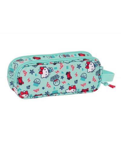 Bolso escolar portatodo safta doble hello kitty sea lovers 60x210x80 mm