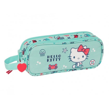 Bolso escolar portatodo safta doble hello kitty sea lovers 60x210x80 mm