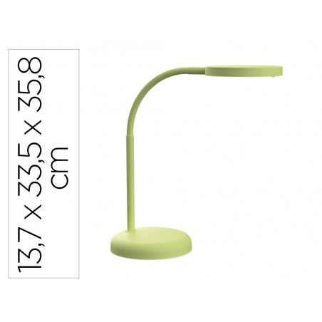 Lampara de escritorio maul led joy color verde lima 137x335x358 mm