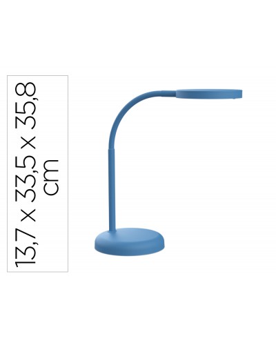 Lampara de escritorio maul led joy color azul 137x335x358 mm