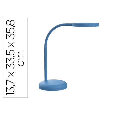 Lampara de escritorio maul led joy color azul 137x335x358 mm